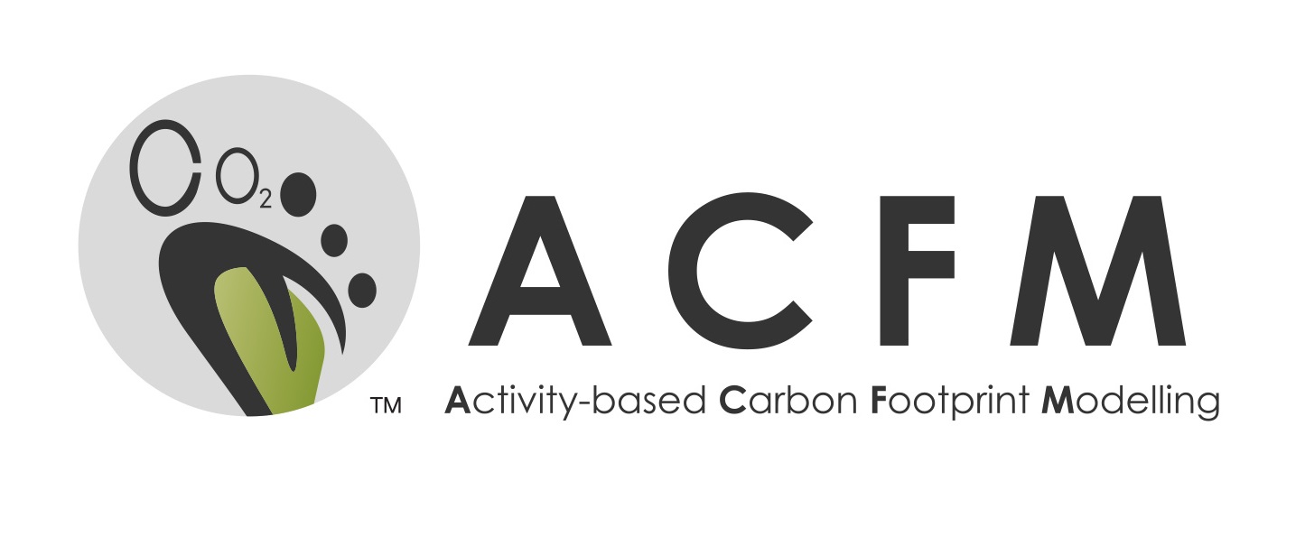 Activity Based Carbon Footprint Modelling Acfm Logo