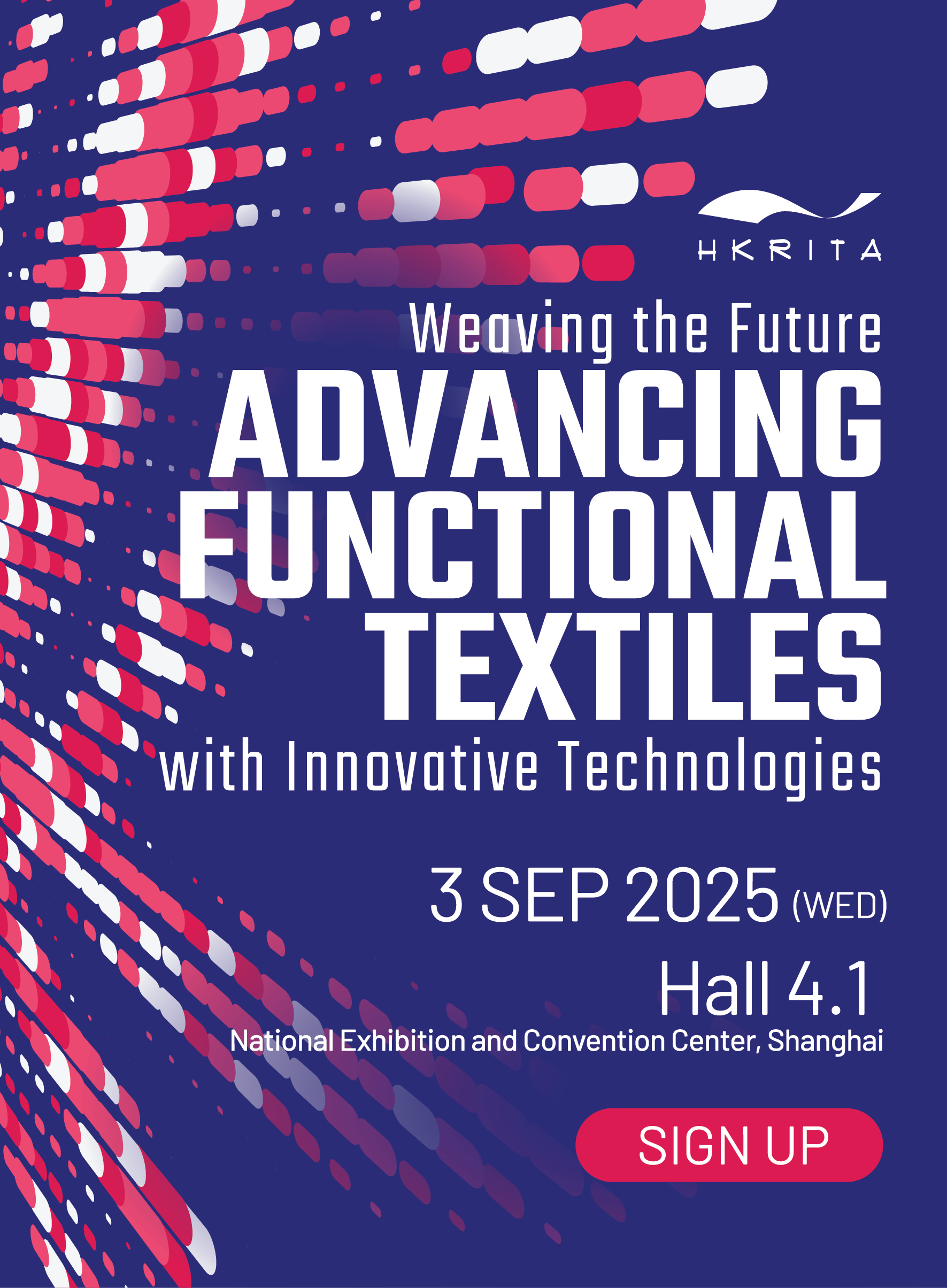 HKRITA Seminar Weaving the Future: Advancing Functional Textiles with Innovative Technologies